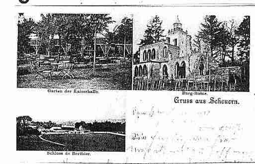 Ville de MANOM Carte postale ancienne