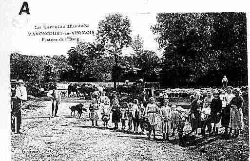 Ville de MANONCOURTENVERMOIS Carte postale ancienne