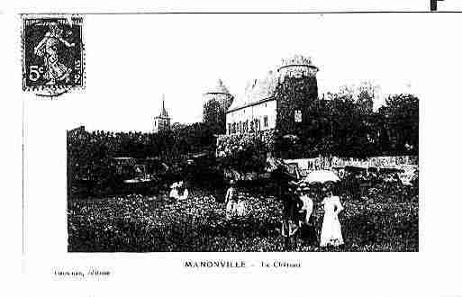 Ville de MANONVILLE Carte postale ancienne