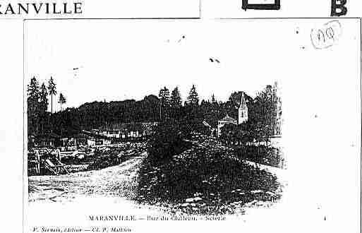 Ville de MARANVILLE Carte postale ancienne