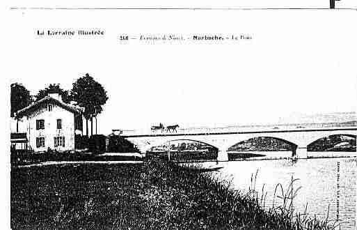 Ville de MARBACHE Carte postale ancienne