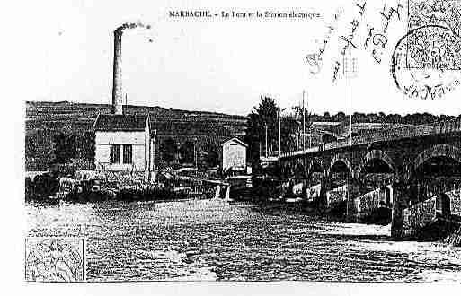 Ville de MARBACHE Carte postale ancienne