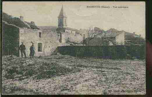 Ville de MARBOTTE Carte postale ancienne