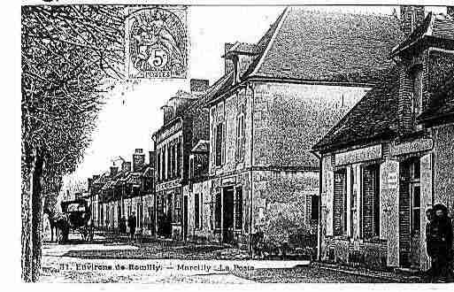 Ville de MARCILLYSURSEINE Carte postale ancienne