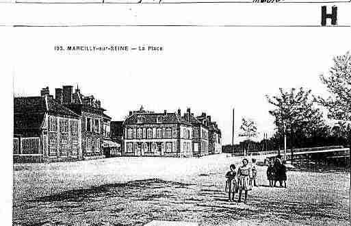 Ville de MARCILLYSURSEINE Carte postale ancienne