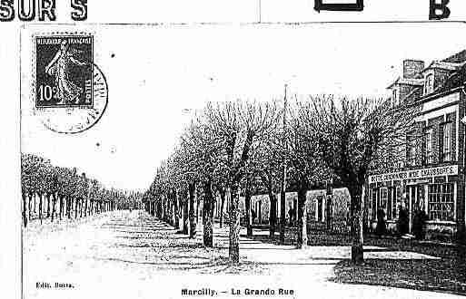 Ville de MARCILLYSURSEINE Carte postale ancienne