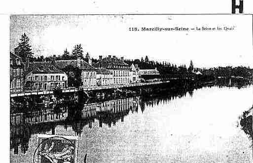 Ville de MARCILLYSURSEINE Carte postale ancienne