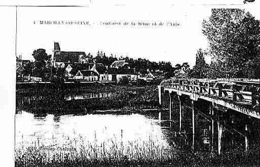 Ville de MARCILLYSURSEINE Carte postale ancienne