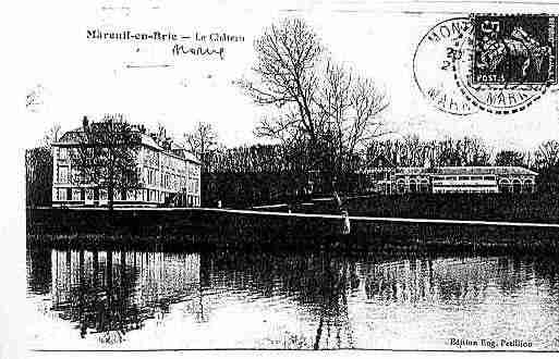 Ville de MAREUILENBRIE Carte postale ancienne