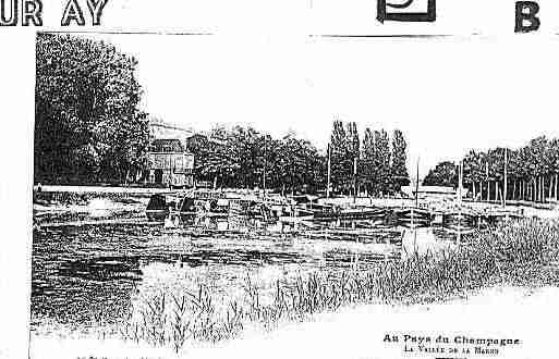 Ville de MAREUILSURAY Carte postale ancienne