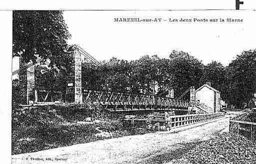 Ville de MAREUILSURAY Carte postale ancienne