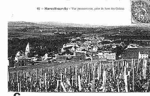 Ville de MAREUILSURAY Carte postale ancienne