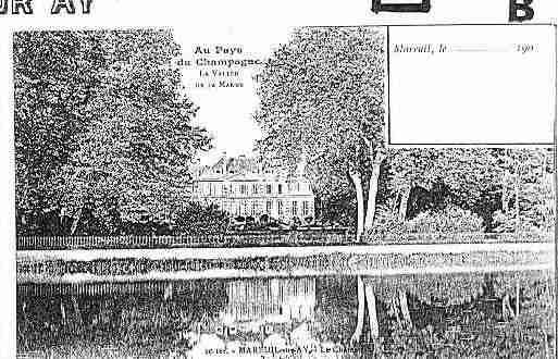 Ville de MAREUILSURAY Carte postale ancienne
