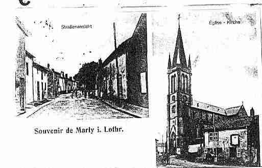 Ville de MARLY Carte postale ancienne Ville de MARLY Carte postale ancienne