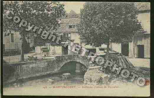 Ville de MARTINCOURT Carte postale ancienne