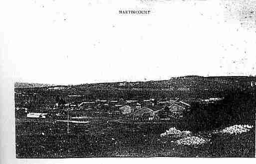 Ville de MARTINCOURT Carte postale ancienne