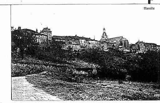 Ville de MARVILLE Carte postale ancienne