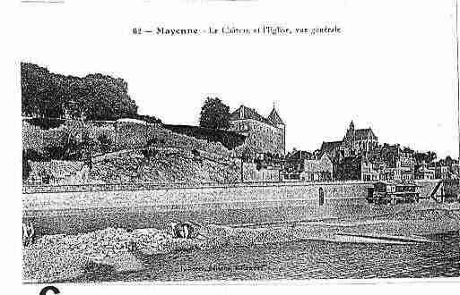 Ville de MAYENNE Carte postale ancienne