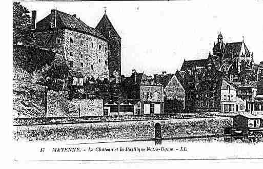 Ville de MAYENNE Carte postale ancienne