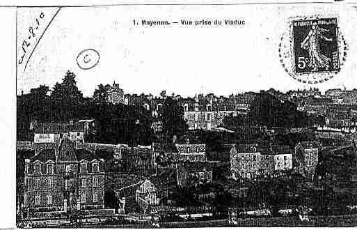 Ville de MAYENNE Carte postale ancienne