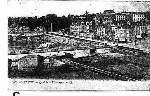 Ville de MAYENNE Carte postale ancienne Ville de MAYENNE Carte postale ancienne