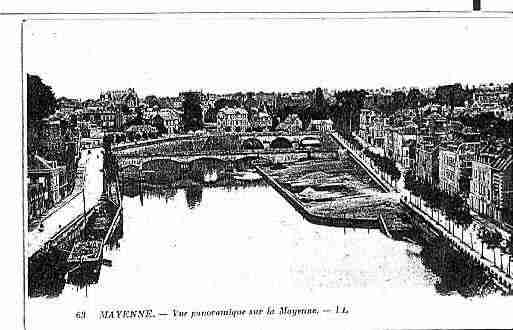 Ville de MAYENNE Carte postale ancienne