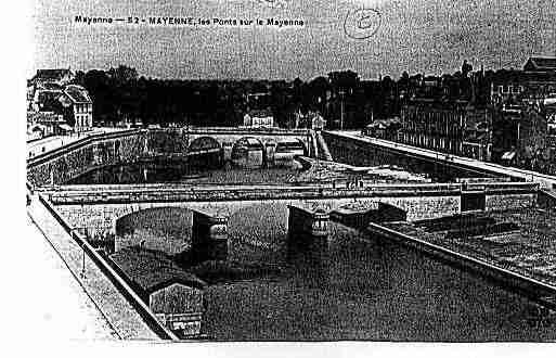 Ville de MAYENNE Carte postale ancienne