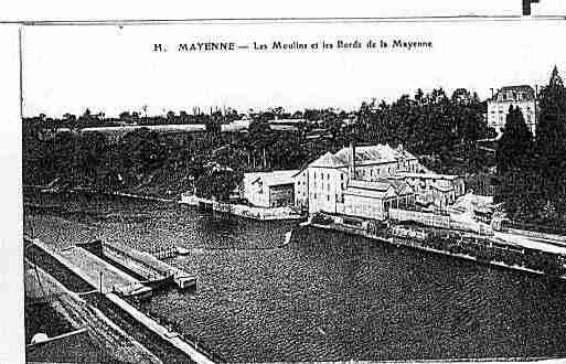 Ville de MAYENNE Carte postale ancienne