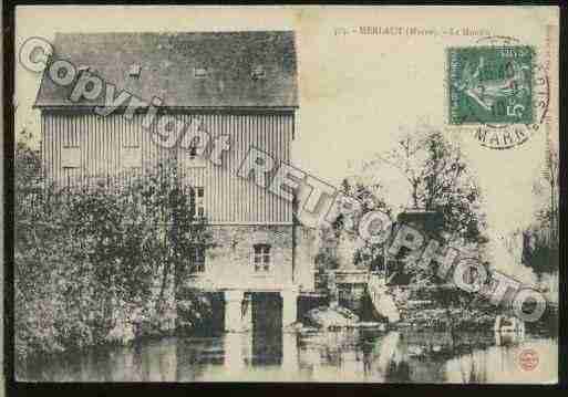 Ville de MERLAUT Carte postale ancienne