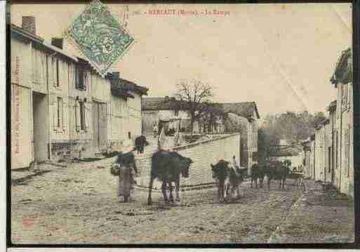 Ville de MERLAUT Carte postale ancienne