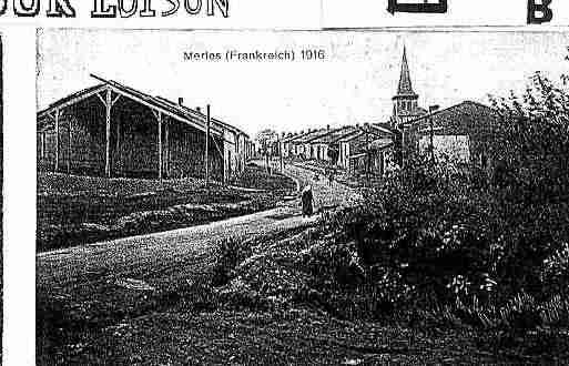 Ville de MERLESSURLOISON Carte postale ancienne