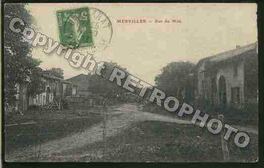 Ville de MERVILLER Carte postale ancienne