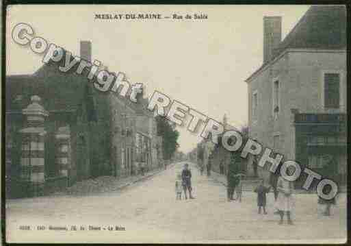 Ville de MESLAYDUMAINE Carte postale ancienne