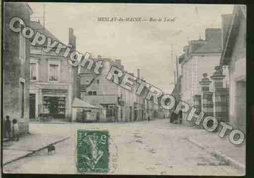 Ville de MESLAYDUMAINE Carte postale ancienne