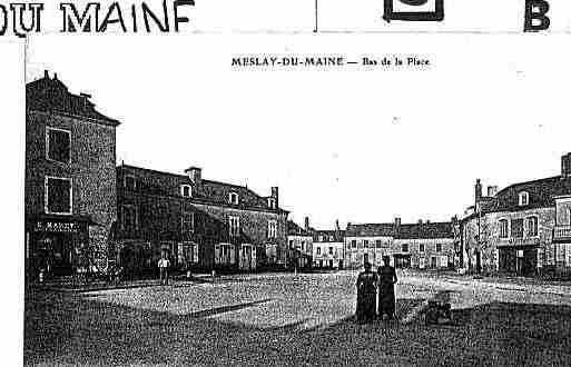 Ville de MESLAYDUMAINE Carte postale ancienne