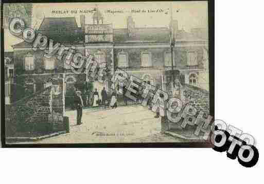 Ville de MESLAYDUMAINE Carte postale ancienne