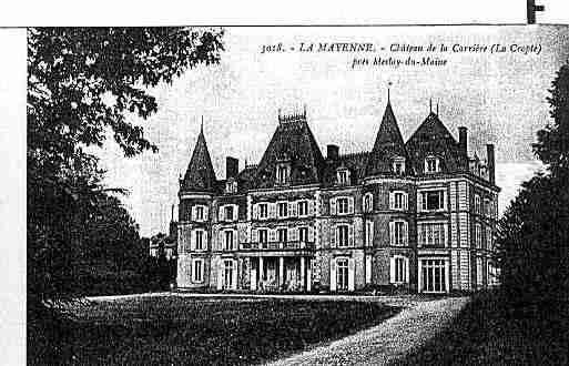 Ville de MESLAYDUMAINE Carte postale ancienne