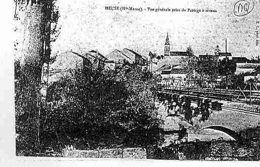 Ville de MEUSE Carte postale ancienne