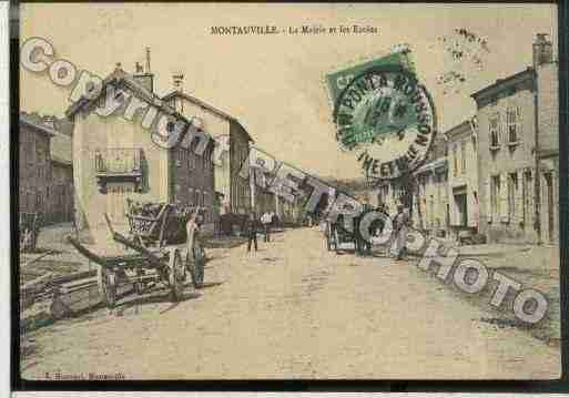 Ville de MONTAUVILLE Carte postale ancienne