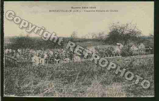 Ville de MONTAUVILLE Carte postale ancienne