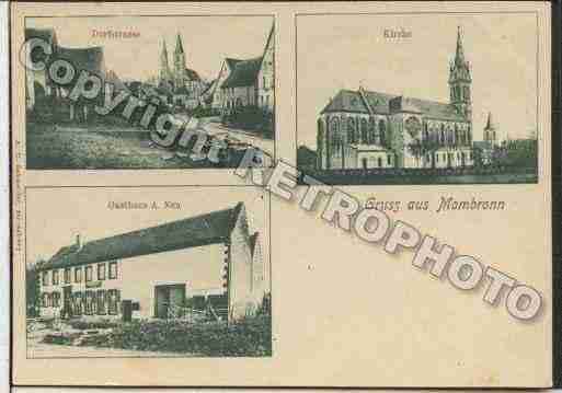 Ville de MONTBRONN Carte postale ancienne