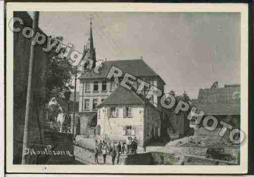 Ville de MONTBRONN Carte postale ancienne