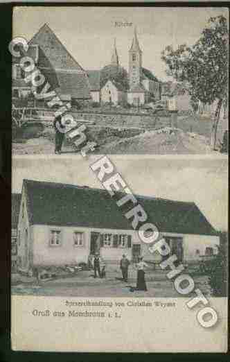 Ville de MONTBRONN Carte postale ancienne