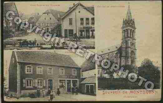 Ville de MONTBRONN Carte postale ancienne