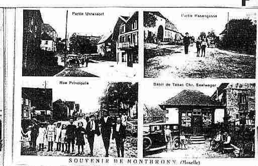 Ville de MONTBRONN Carte postale ancienne