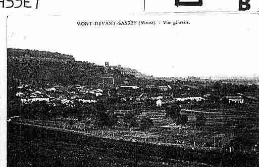 Ville de MONTDEVANTSASSEY Carte postale ancienne