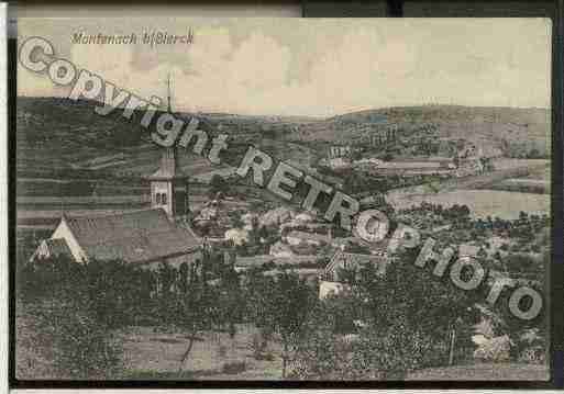 Ville de MONTENACH Carte postale ancienne