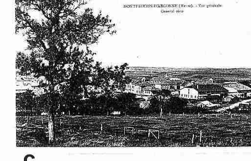 Ville de MONTFAUCOND\'ARGONNE Carte postale ancienne