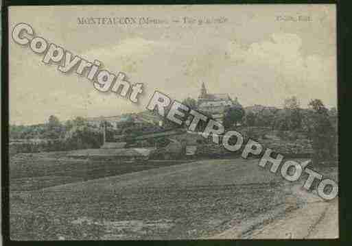 Ville de MONTFAUCOND\\\'ARGONNE Carte postale ancienne Ville de MONTFAUCOND\\\'ARGONNE Carte postale ancienne