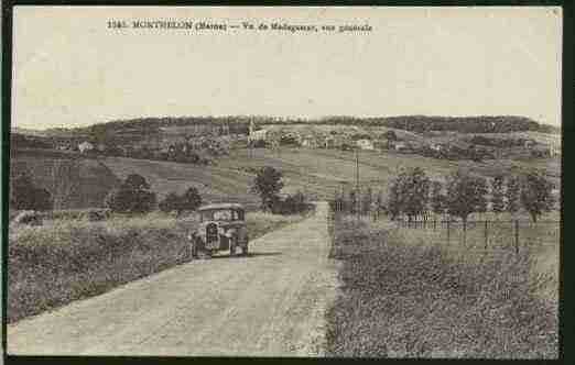 Ville de MONTHELON Carte postale ancienne